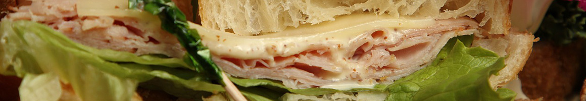 Eating Deli Sandwich at Lasowiak Deli I restaurant in Bridgeport, CT.